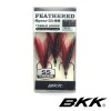 Крючки тройные BKK Feathered Spear 21-SS Red-Black #2 3шт