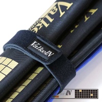 Стяжки для удилищ ValkeIN Rod Belt Set black 2шт