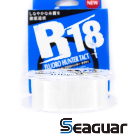 Флюорокарбон Seaguar Kureha R18 Fluoro Hunter Tact 100m #0.8 3lb 0.148mm 1.5kg