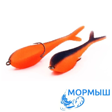 Поролоновые рыбки Мормыш Слаг с открытым двойником 18cm 34 2шт