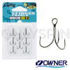 Крючки тройные Owner STBL-1.56BC barbless 16 8шт