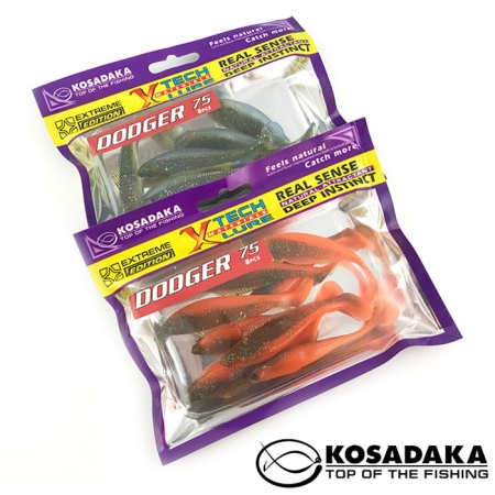 Мягкие приманки Kosadaka Dodger 75 SBY 8шт