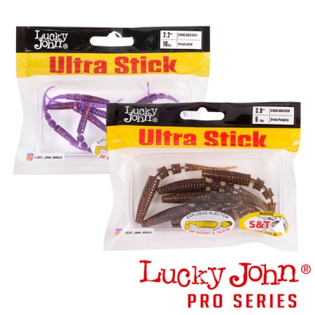 Мягкие приманки Lucky John Ultra Stick 3.9 S63 6шт