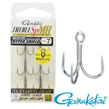 Крючки тройные Gamakatsu Treble SP-MH #6 6шт