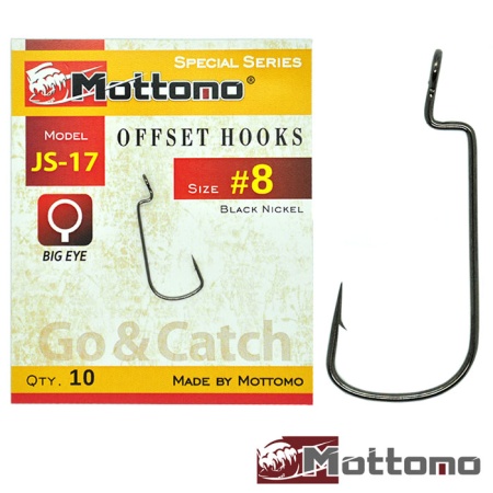 Крючки офсетные Mottomo JS-17 #10 10шт