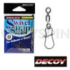Вертлюжки с карабином Decoy Swivel Snap SN-9 #0 9kg 6шт