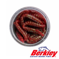Мягкие приманки Berkley Power Sparkle Honey Worm 25 Red Scales