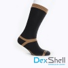 Водонепроницаемые носки DexShell Hytherm Pro Tobacco черный/коричневый L(43-46)