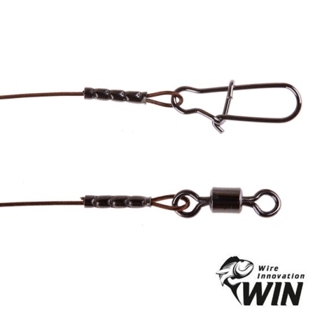 Поводки WIN 1х19 AFW Trolling 80cm 16kg 1шт