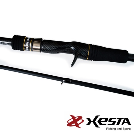 Спиннинг кастинговый Xesta Black Star Hard Casting 2.19m 5-35gr B72MHX Rockin Bait Hunter