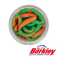 Мягкие приманки Berkley Power Honey Worm 25 Green Orange