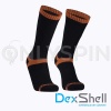 Водонепроницаемые носки DexShell Hytherm Pro черный/оранжевый L(43-46)