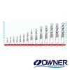 Вертлюжки с застежкой Owner 52470 Inter Snap Crane 10 14kg 10шт