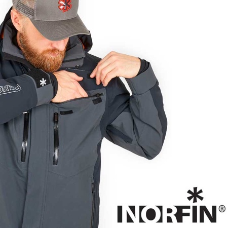 Куртка демисезонная Norfin Rebel Pro Gray L