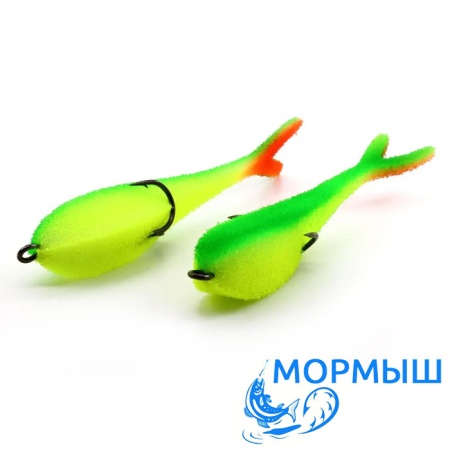Поролоновые рыбки Мормыш Слаг с открытым двойником 18cm 10 2шт