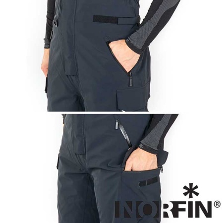 Полукомбинезон Norfin Rebel Pro Pants Gray M