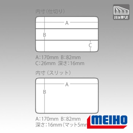 Коробка Meiho RunGun Case 1010W-1 красная