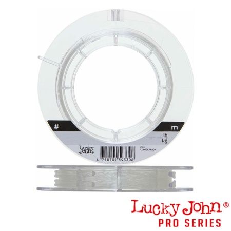 Флюорокарбон Lucky John Fluorocarbon Hard 25m #10 38lb 0.520mm 17.37kg