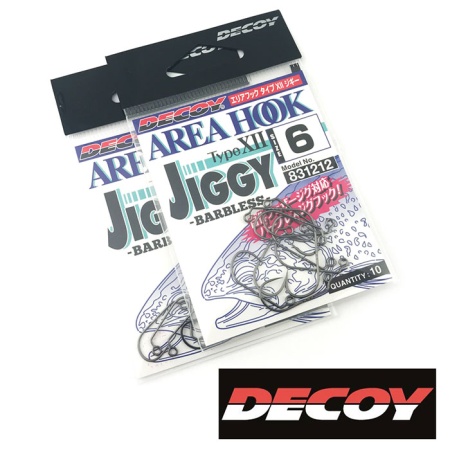 Крючки для джиг-головок Decoy AH 12 Jiggy Barbless #4 10шт