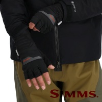 Перчатки Simms Windstopper Half-Finger Glove p.XL (Black)