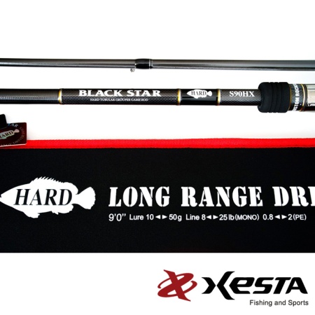 Спиннинг Xesta Black Star Hard 2.74m 10-50gr S90HX Long Range Driver