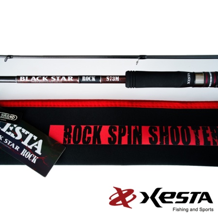 Спиннинг Xesta Black Star Rock 2.22m 7-28gr S73M Rock Spin Shooter