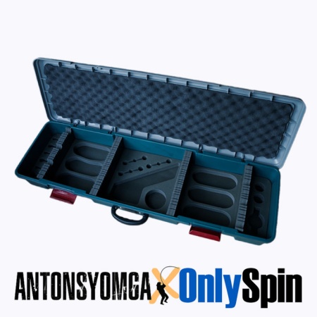 Кейс для спиннингов Onlyspin x Anton Syomga green 115x34.5x15.5cm (под 6 спиннингов с катушками)