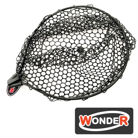 Подсак силиконовый для форели Wonder 1.7m black WG-LNT-007