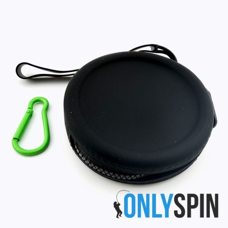 Кофр для флюорокарбона OnlySpin Silicon Leader Pouch 85mm black
