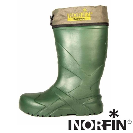 Сапоги зимние Norfin Berings зеленые 43-44