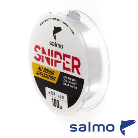 Леска Salmo Sniper Clear 100m 0.30mm 5.9kg