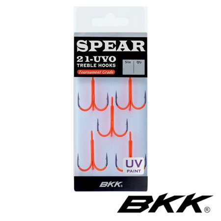 Крючки тройные BKK Spear 21-UVO #10 7шт
