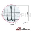Крючки двойные Mottomo ZX-02L #3/0 10шт