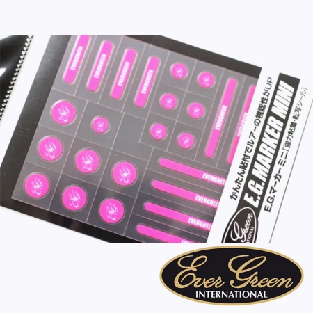 Наклеки Evergreen E.G.Marker Mini Pink