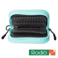 Кошелек для блесен Rodio Craft Carbon Wallet Mini Long silver/turquoiz